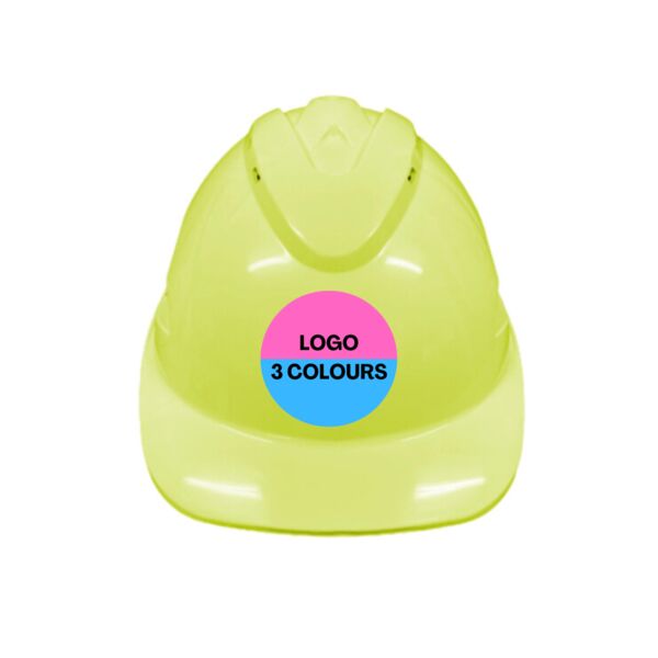 V9 Hard Hat Vented Pushlock Harness - 3 COLOUR LOGO Thumbnail
