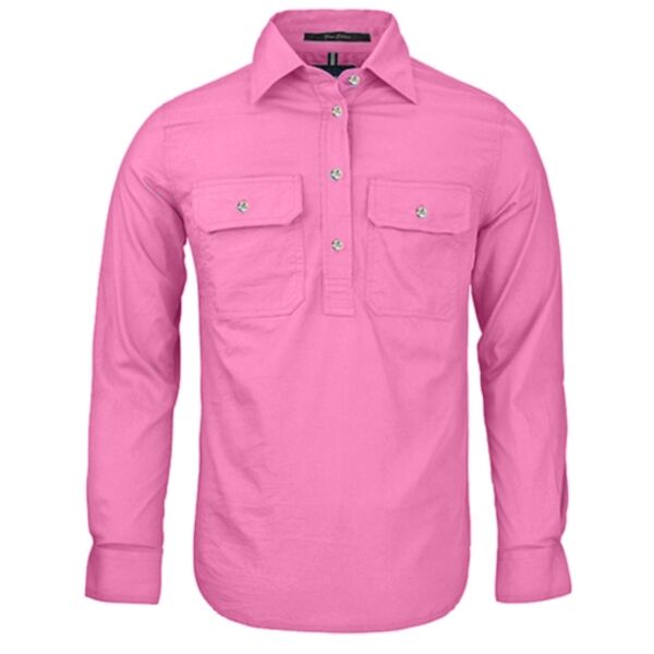Ritemate Womens Pilbara Closed Front L/S Shirt Thumbnail